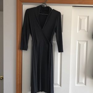 Faux wrap dress